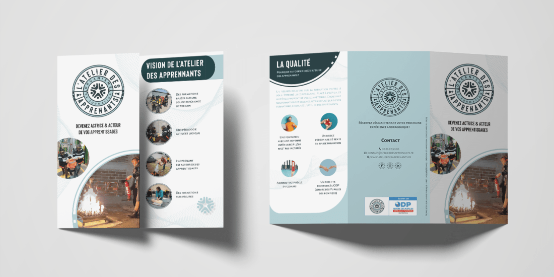 L'atelier des apprenants flyer